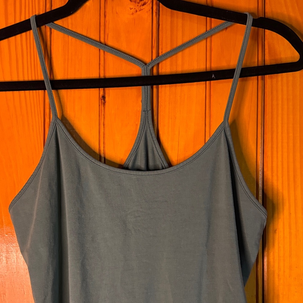 Alphalete Sea Green Spaghetti Strap Tank - Picture 2 of 6